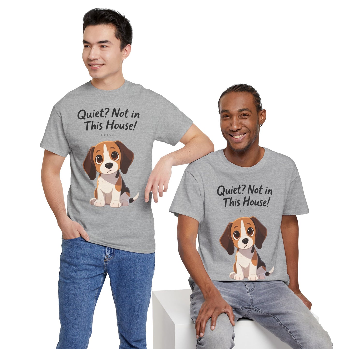 Playful Beagle Attitude Shirt — Adorable Dog Lover Gift, Everyday Casual Tee