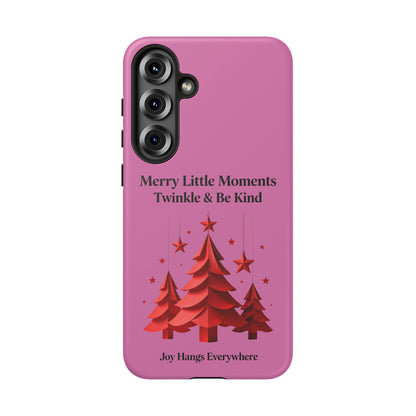Twinkle & Kindness Christmas Cover – Soft Pink Winter Design for Cozy Holiday Vibes