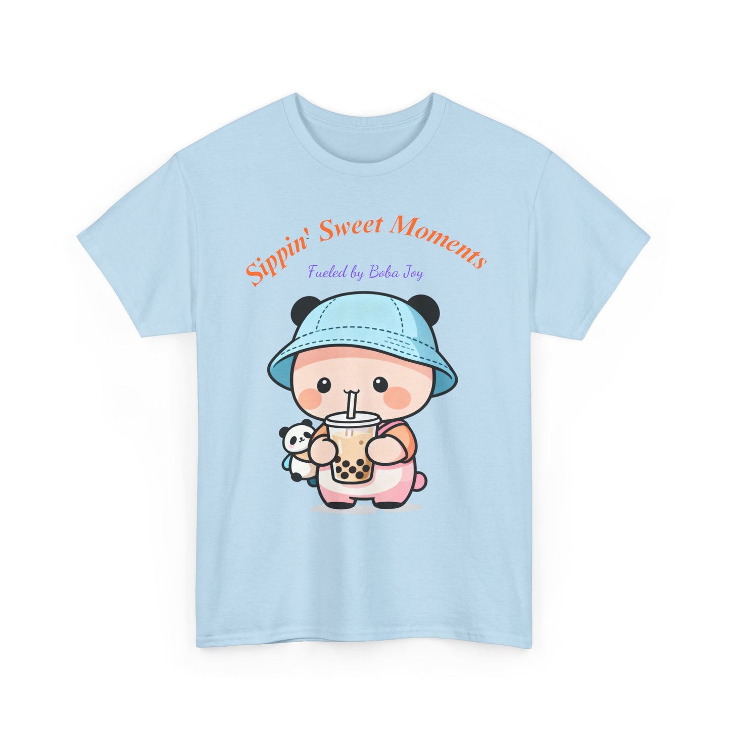 Kawaii Boba Panda T-Shirt – Cute Bubble Tea Lover Graphic Tee for Everyday Sweet Vibes