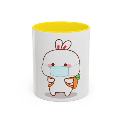 Carrot Backpack Bunny Cup – Whimsical Ceramic Mug for Cute Morning Sips & Cozy Drinks