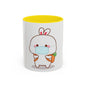 Carrot Backpack Bunny Cup – Whimsical Ceramic Mug for Cute Morning Sips & Cozy Drinks