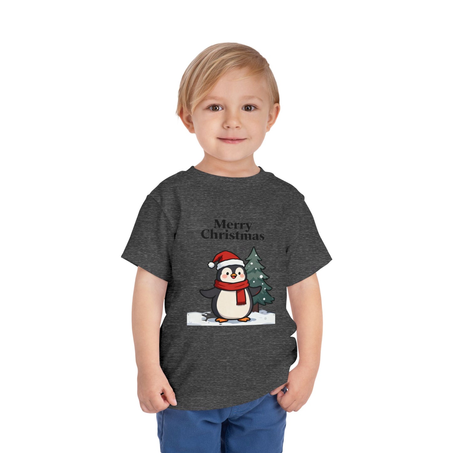 Cute Penguin Christmas Tee for Kids – Festive Holiday Toddler Shirt
