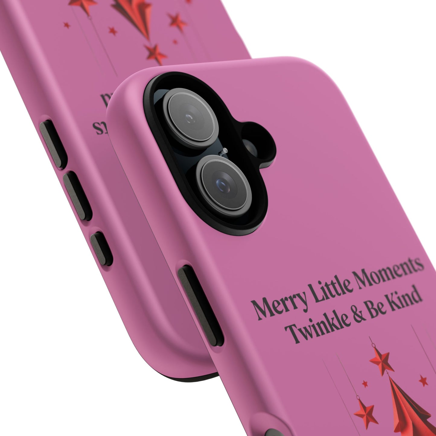 Twinkle & Kindness Christmas Cover – Soft Pink Winter Design for Cozy Holiday Vibes