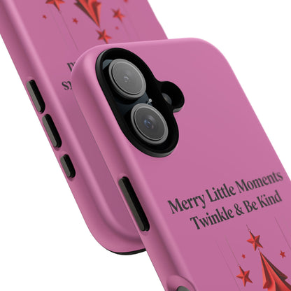 Twinkle & Kindness Christmas Cover – Soft Pink Winter Design for Cozy Holiday Vibes