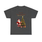 Cozy Santa & Tree Christmas T-Shirt – Festive Holiday Tee for Joyful Winter Days