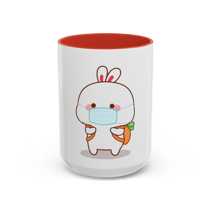 Carrot Backpack Bunny Cup – Whimsical Ceramic Mug for Cute Morning Sips & Cozy Drinks