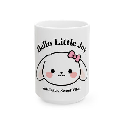 Soft Days Bunny Mug – Charming Ceramic Cup for Comfort, Warmth & Cheerful Sips