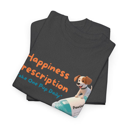 Prescription for Joy T-Shirt – Playful Dog Lover Tee with Cute Puppies and Positive Vibes
