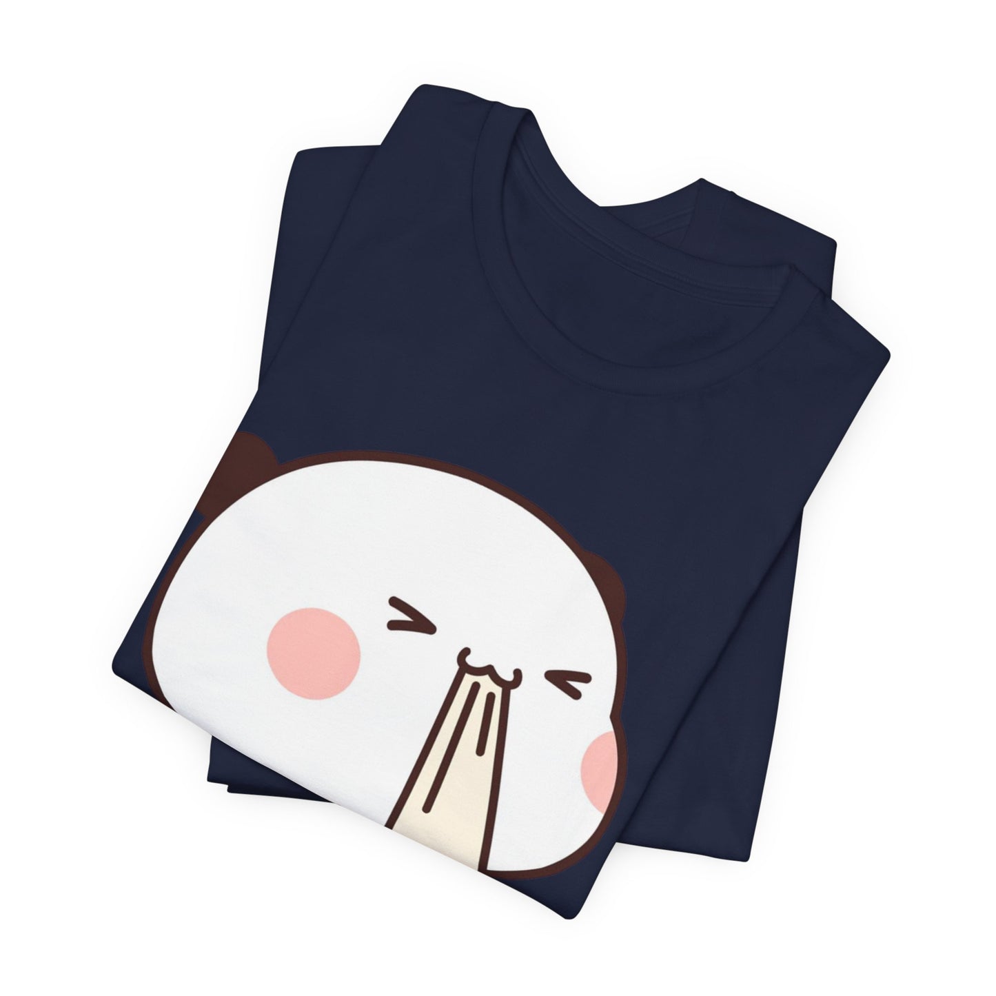 Cute Ramen Panda Tee – Whimsical Noodle Bowl Illustration Shirt