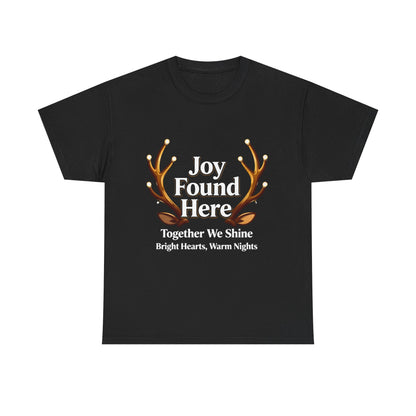 Festive Reindeer Antlers Tee – Joyful Christmas Shirt for Heartwarming Holiday Moments