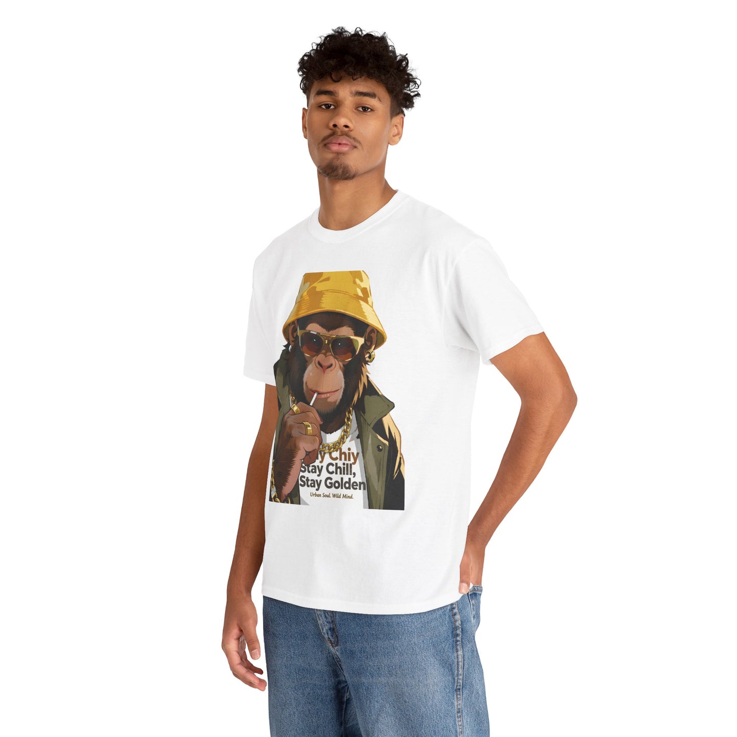 Urban Chimp Graphic T-Shirt – Chill Street Style with Retro Cool Attitude