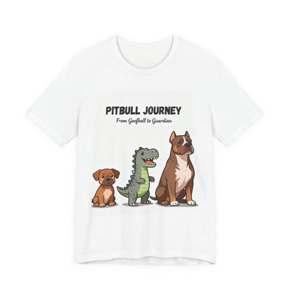 The Pitbull Phases Tee – Cute to Chaos to Champion, Because Growth Takes Grit