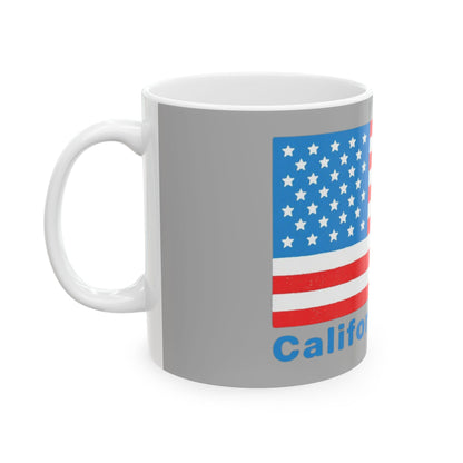 California Bear Heritage Mug – Vintage USA State Pride Ceramic Coffee Cup