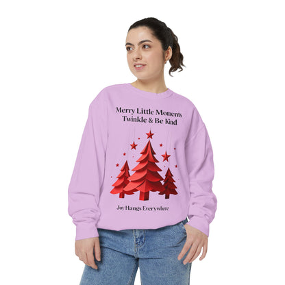 Twinkle & Kindness Christmas Pullover – Cute Holiday Graphic Sweatshirt for Winter Cheer