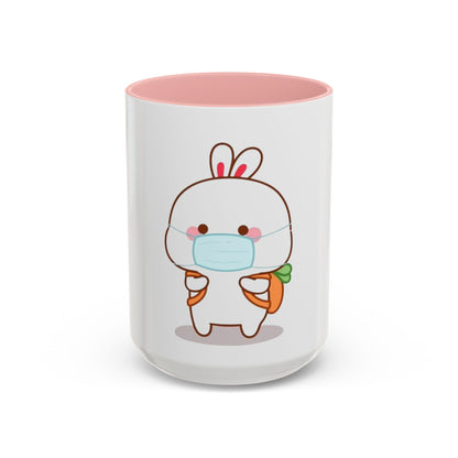 Carrot Backpack Bunny Cup – Whimsical Ceramic Mug for Cute Morning Sips & Cozy Drinks