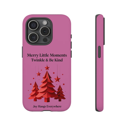 Twinkle & Kindness Christmas Cover – Soft Pink Winter Design for Cozy Holiday Vibes