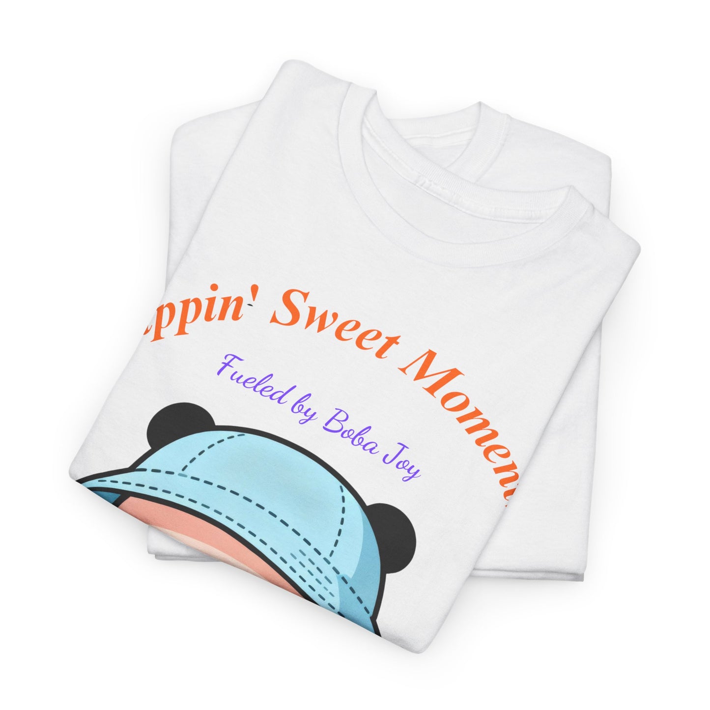 Kawaii Boba Panda T-Shirt – Cute Bubble Tea Lover Graphic Tee for Everyday Sweet Vibes