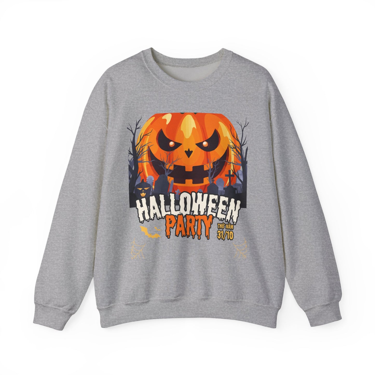 🎃 Halloween Party Sweatshirt | Custom Crewneck for Men & Women