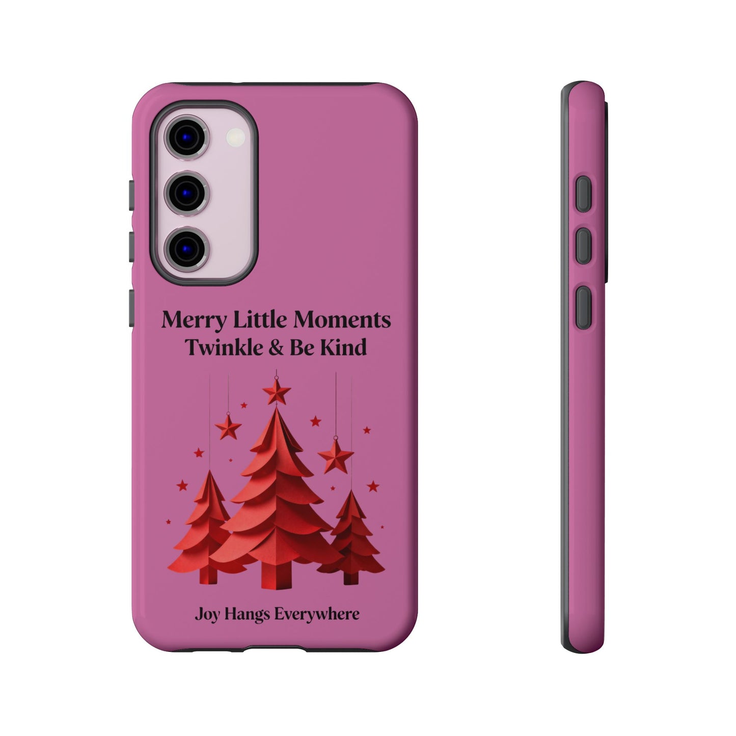Twinkle & Kindness Christmas Cover – Soft Pink Winter Design for Cozy Holiday Vibes