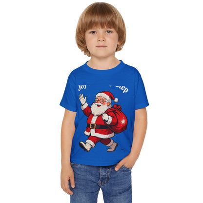 Jolly Santa Gift Bag T-Shirt – Adorable Christmas Top for Toddlers