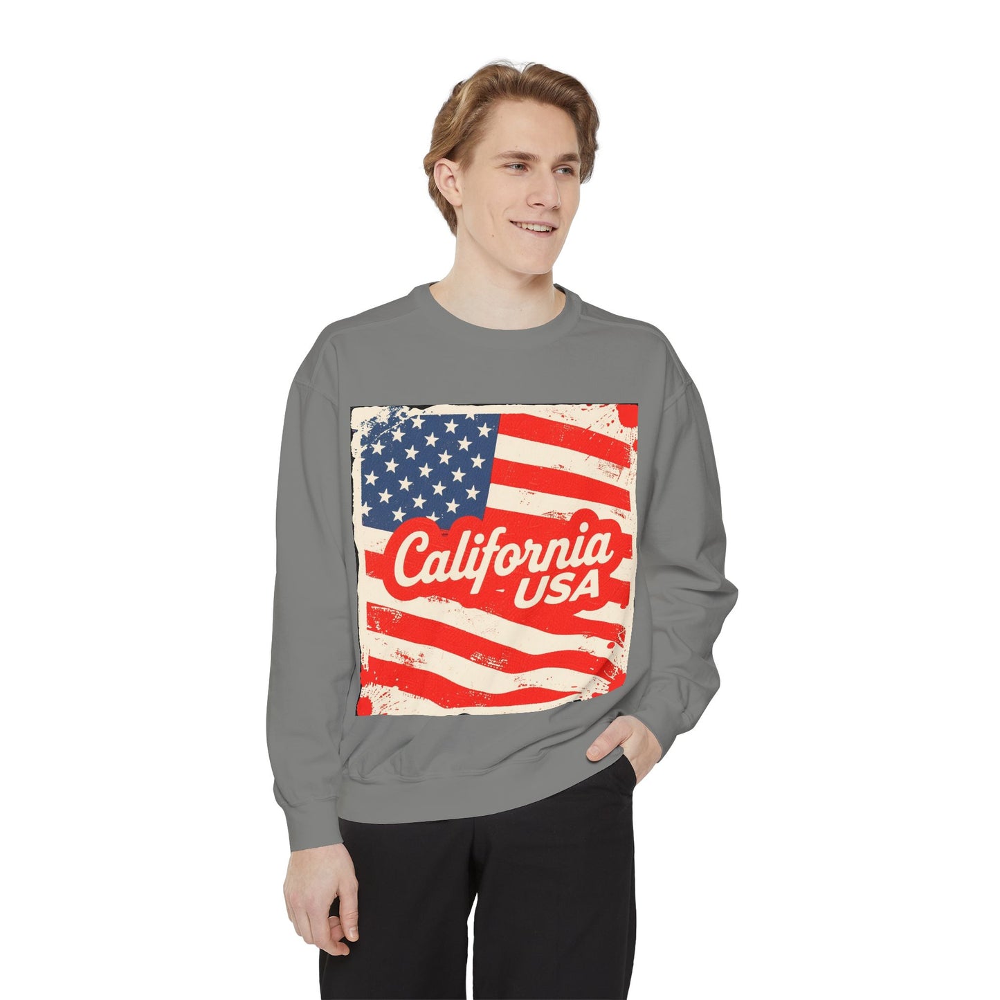 California Dream Vintage Sweatshirt – Retro USA Vibes