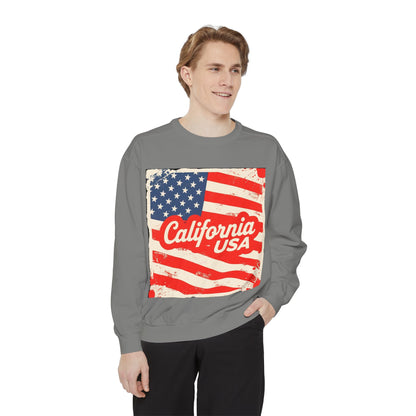California Dream Vintage Sweatshirt – Retro USA Vibes