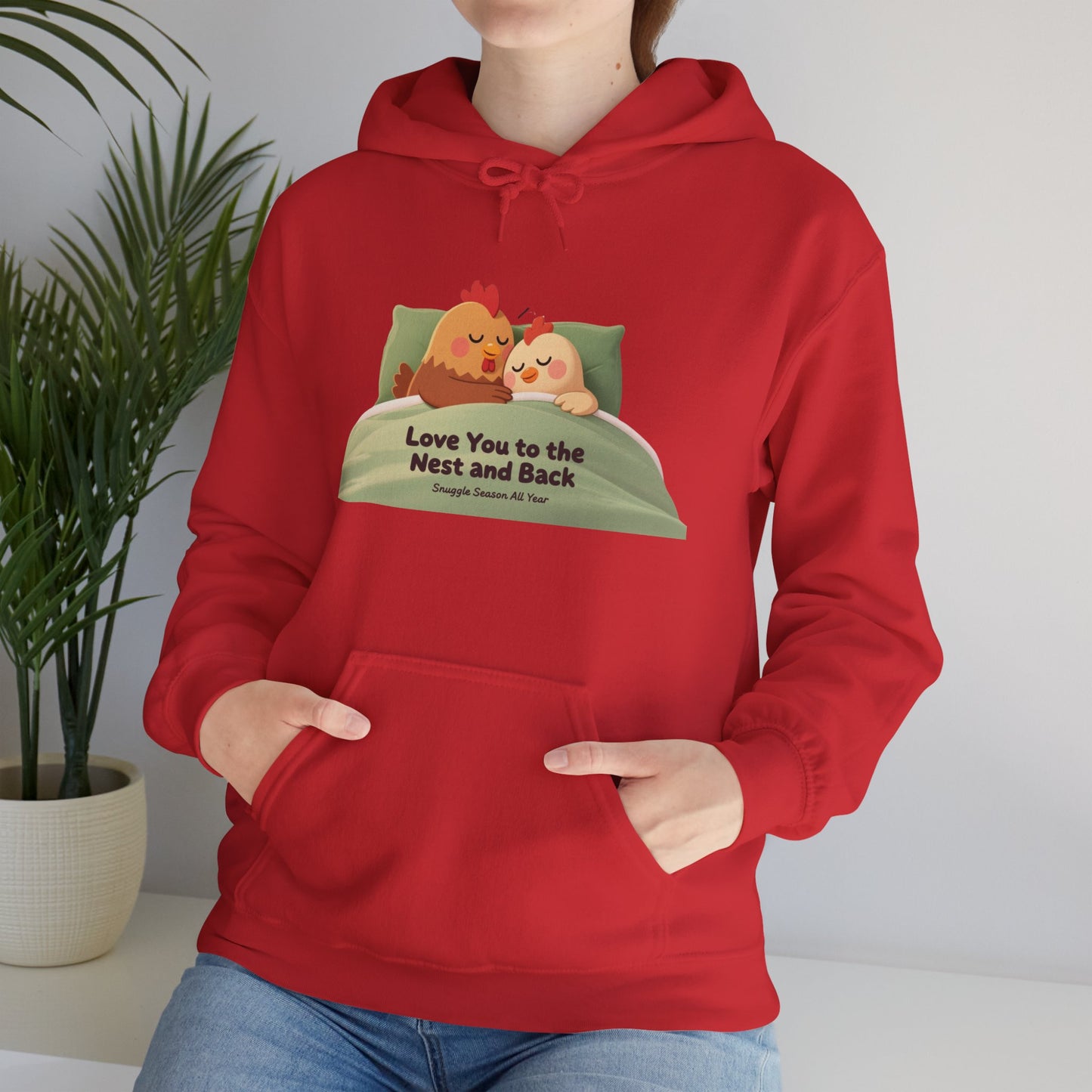 Whimsical Chicken Mom Hoodie – Sweet Mother’s Day Gift with Nest-Themed Quote