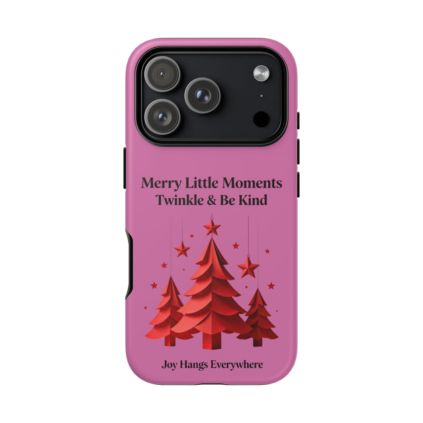 Twinkle & Kindness Christmas Cover – Soft Pink Winter Design for Cozy Holiday Vibes