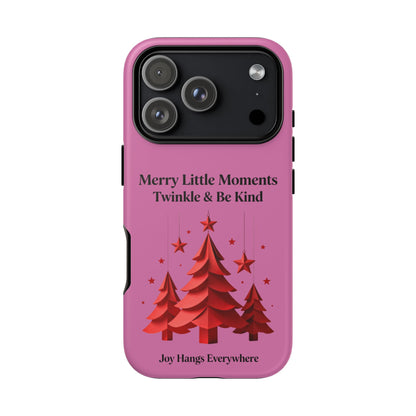 Twinkle & Kindness Christmas Cover – Soft Pink Winter Design for Cozy Holiday Vibes