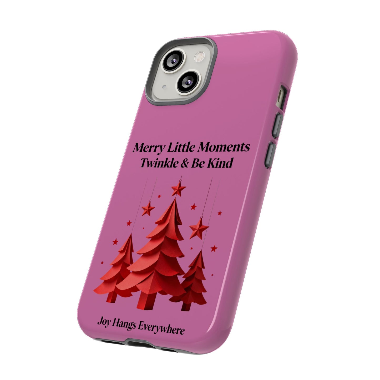 Twinkle & Kindness Christmas Cover – Soft Pink Winter Design for Cozy Holiday Vibes