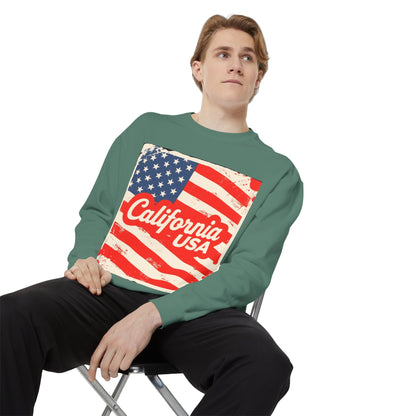 California Dream Vintage Sweatshirt – Retro USA Vibes