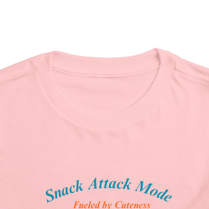 Snack Attack Bunny Tee for Toddlers – Cute Food-Loving Kids Graphic Shirt