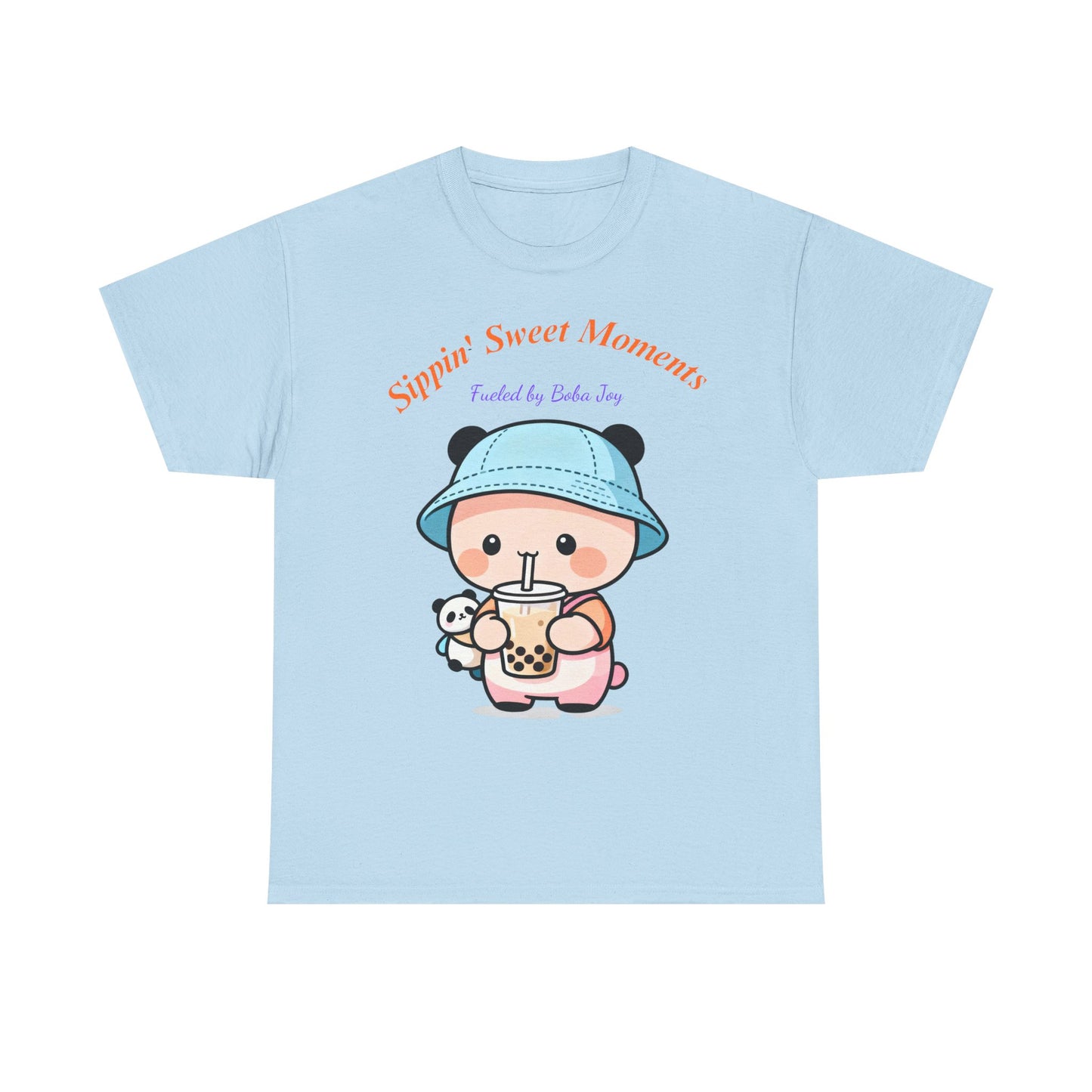 Kawaii Boba Panda T-Shirt – Cute Bubble Tea Lover Graphic Tee for Everyday Sweet Vibes