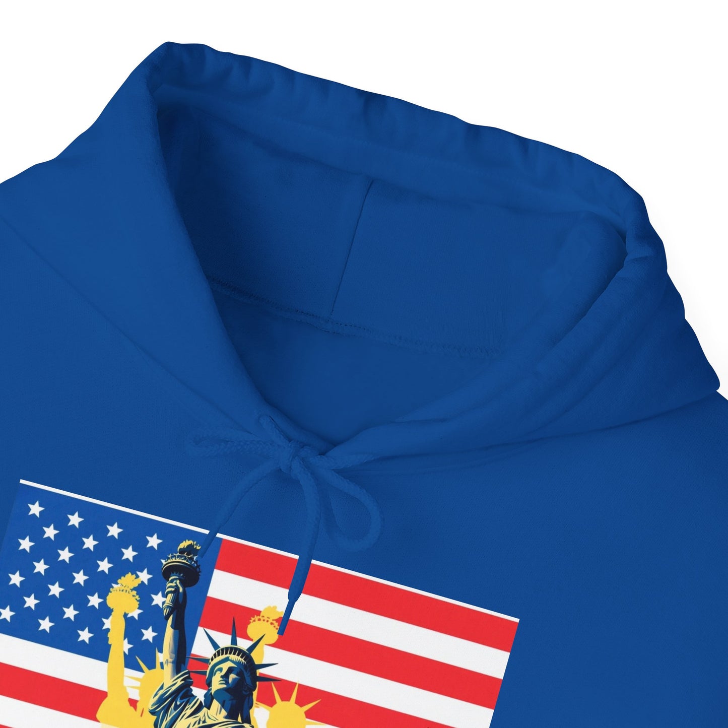 Custom Patriotic USA Flag Hoodie – Unisex Heavy Blend™ Sweatshirt | American Pride | Personalized Gift