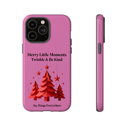Twinkle & Kindness Christmas Cover – Soft Pink Winter Design for Cozy Holiday Vibes