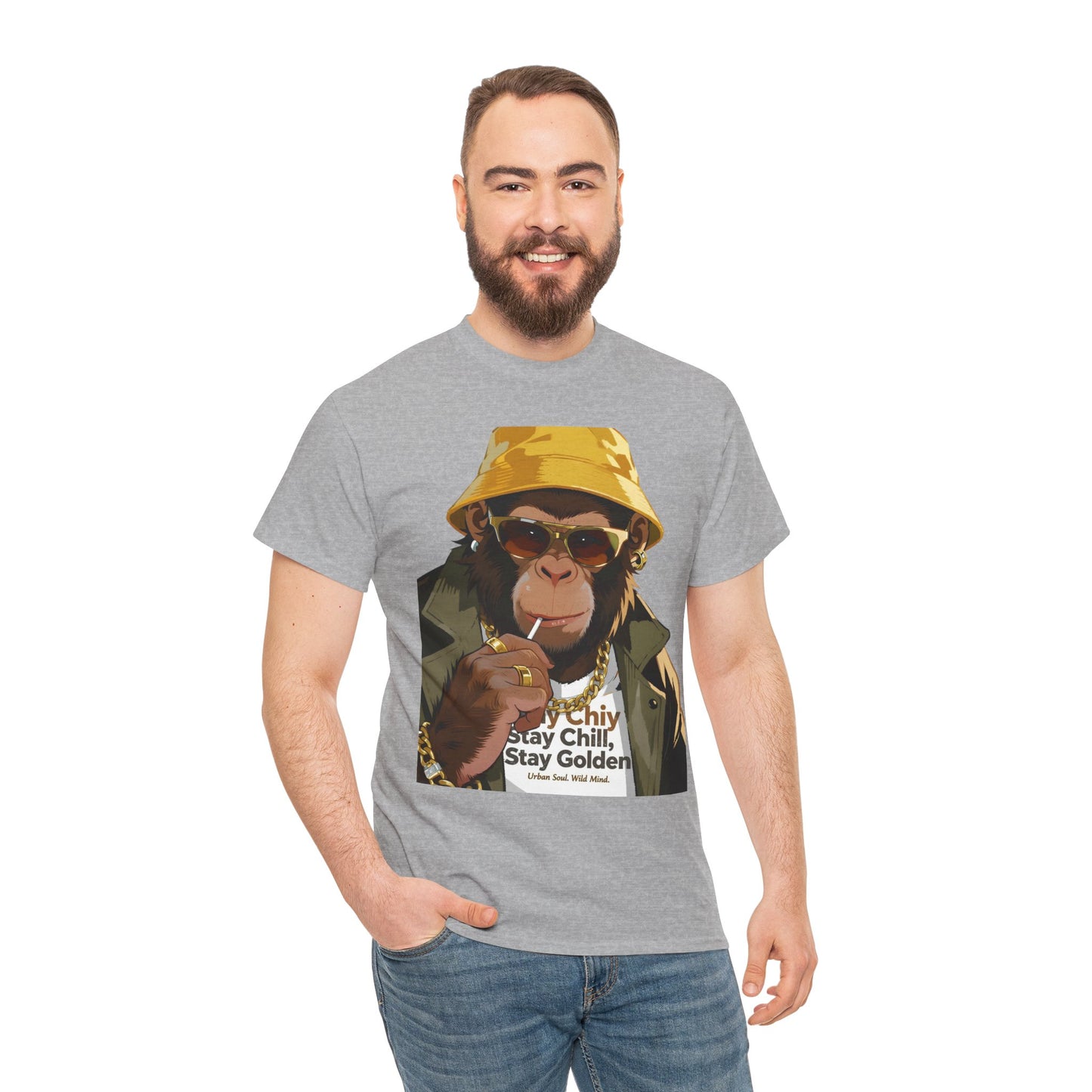 Urban Chimp Graphic T-Shirt – Chill Street Style with Retro Cool Attitude