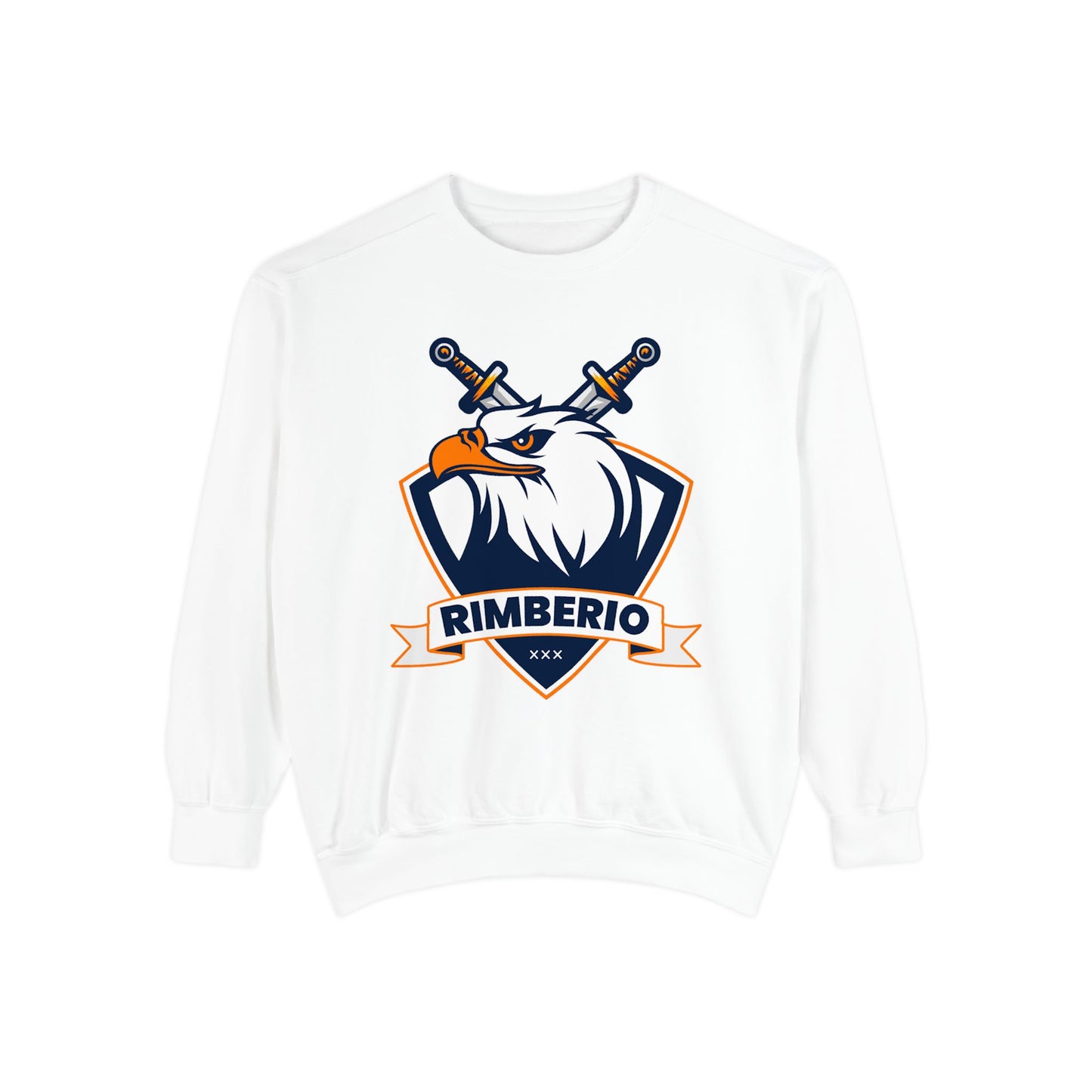 Rimbeirio Eagle Tattoo Sweatshirt – Bold Unisex Streetwear, Freedom Spirit Style