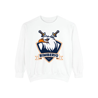 Rimbeirio Eagle Tattoo Sweatshirt – Bold Unisex Streetwear, Freedom Spirit Style