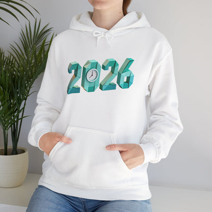2026 Celebration Hoodie – Bold Throwback Year Design for Festive Winter Wear