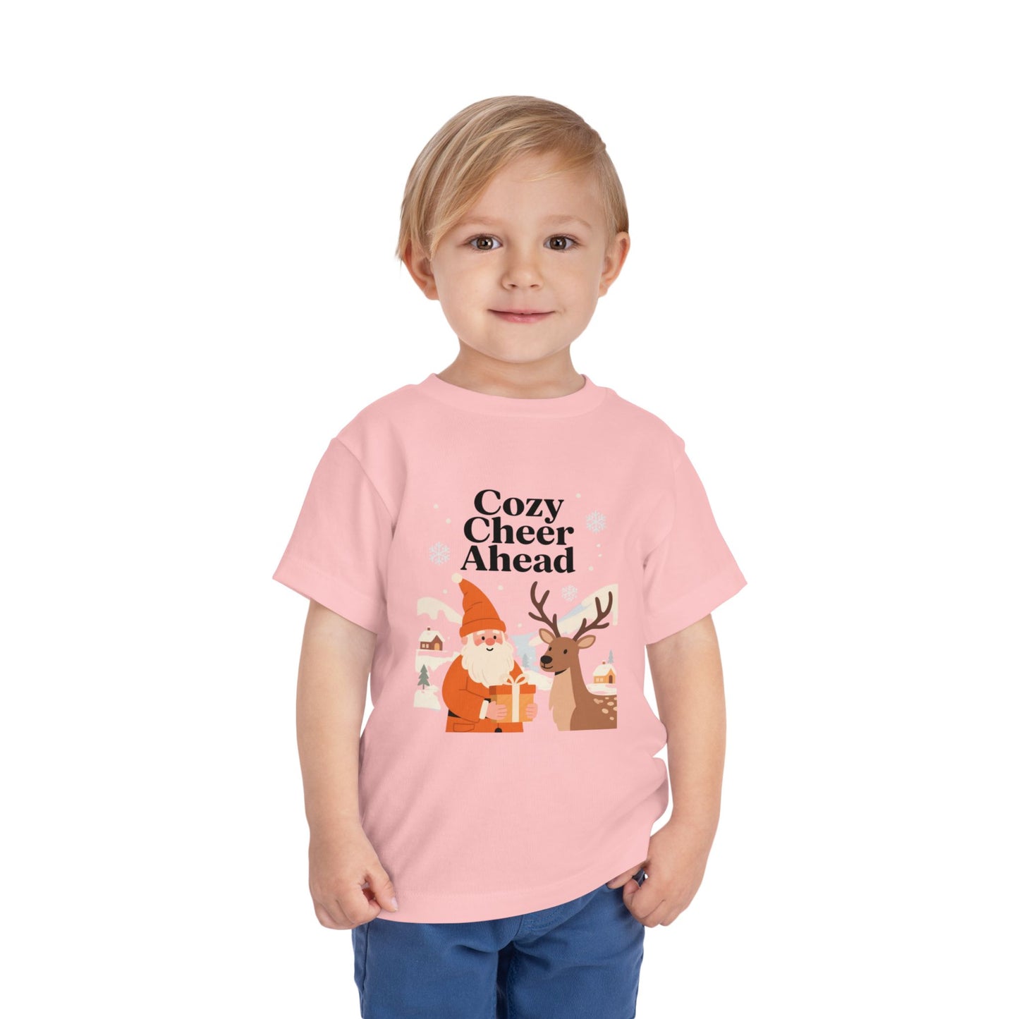 Winter Joy Kids Graphic Tee – Cute Holiday Smile Shirt for Toddlers