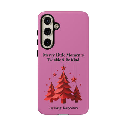 Twinkle & Kindness Christmas Cover – Soft Pink Winter Design for Cozy Holiday Vibes