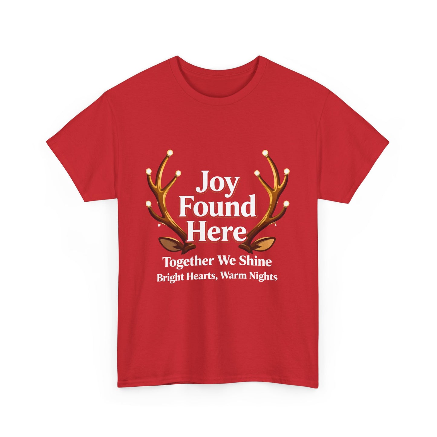 Festive Reindeer Antlers Tee – Joyful Christmas Shirt for Heartwarming Holiday Moments