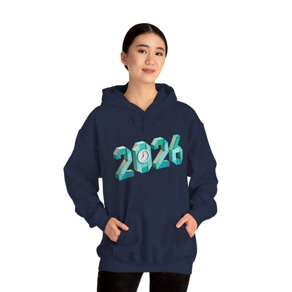 2026 Celebration Hoodie – Bold Throwback Year Design for Festive Winter Wear