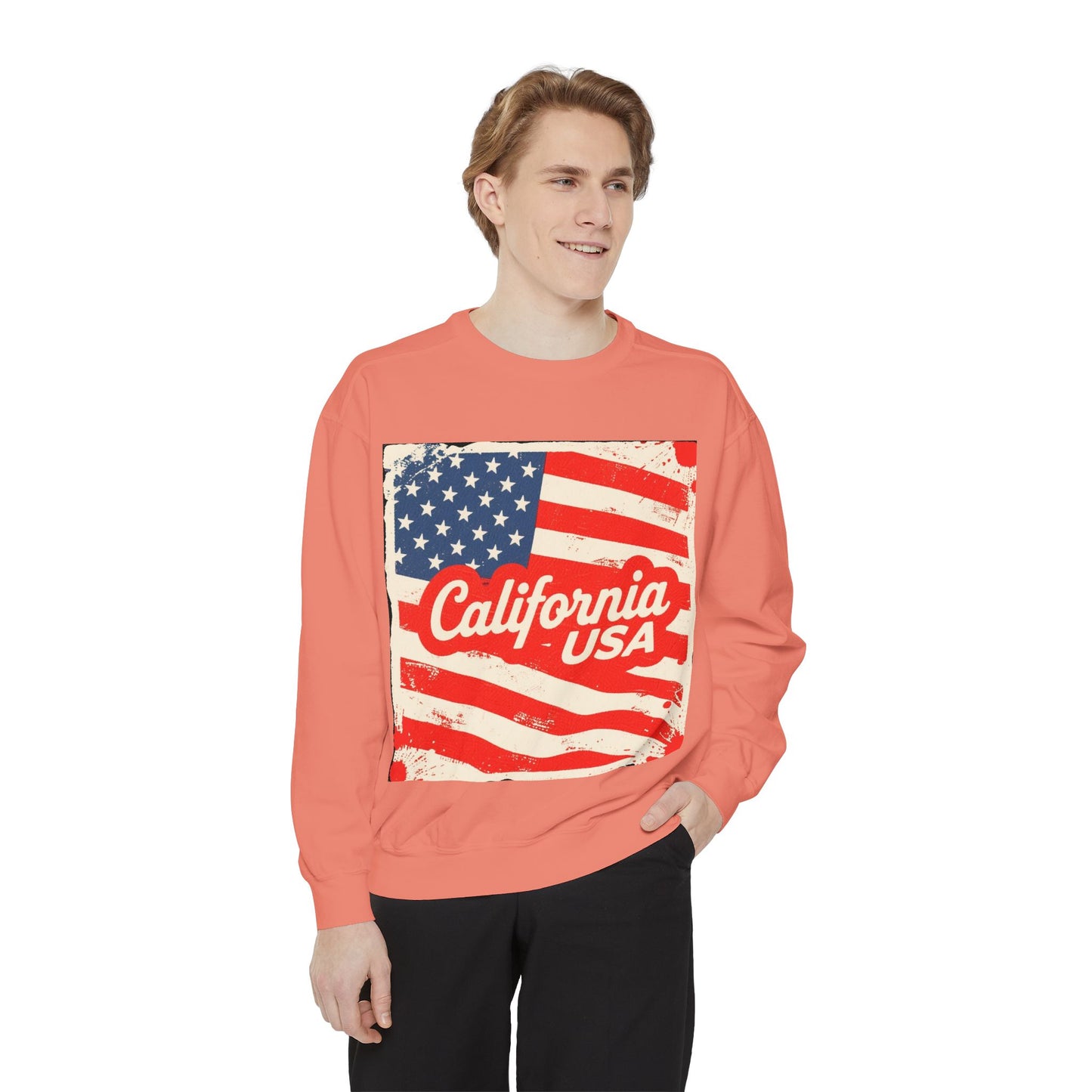 California Dream Vintage Sweatshirt – Retro USA Vibes