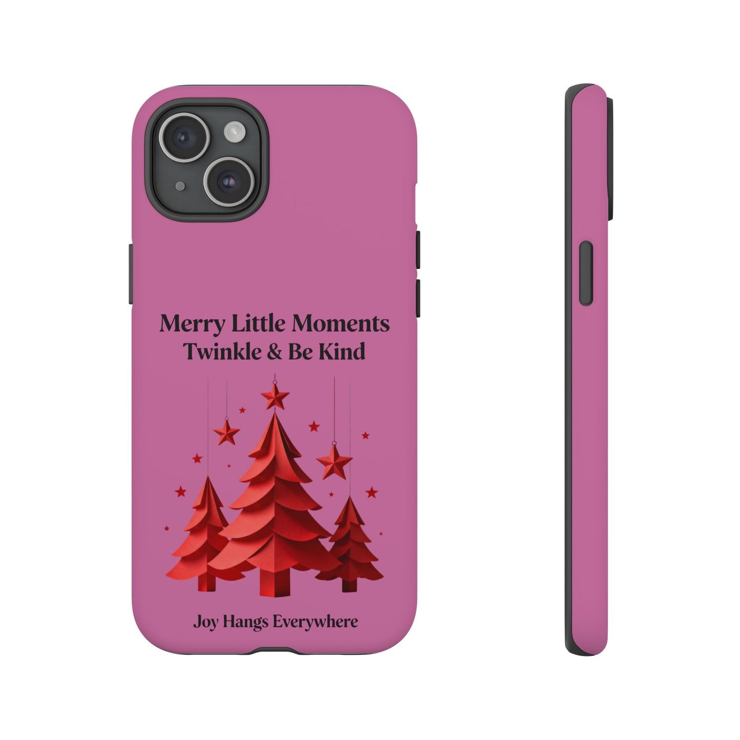Twinkle & Kindness Christmas Cover – Soft Pink Winter Design for Cozy Holiday Vibes