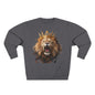 Royal King Lion Custom Crewneck Sweatshirt – Personalized Unisex Pullover