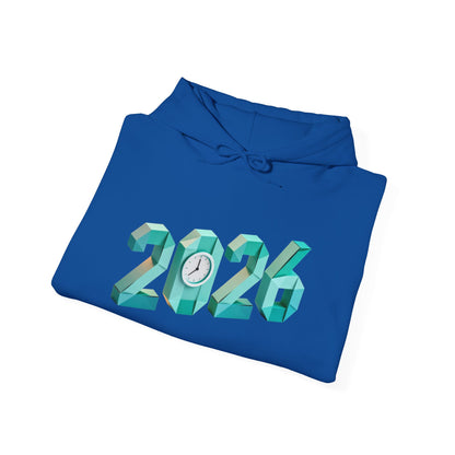 2026 Celebration Hoodie – Bold Throwback Year Design for Festive Winter Wear