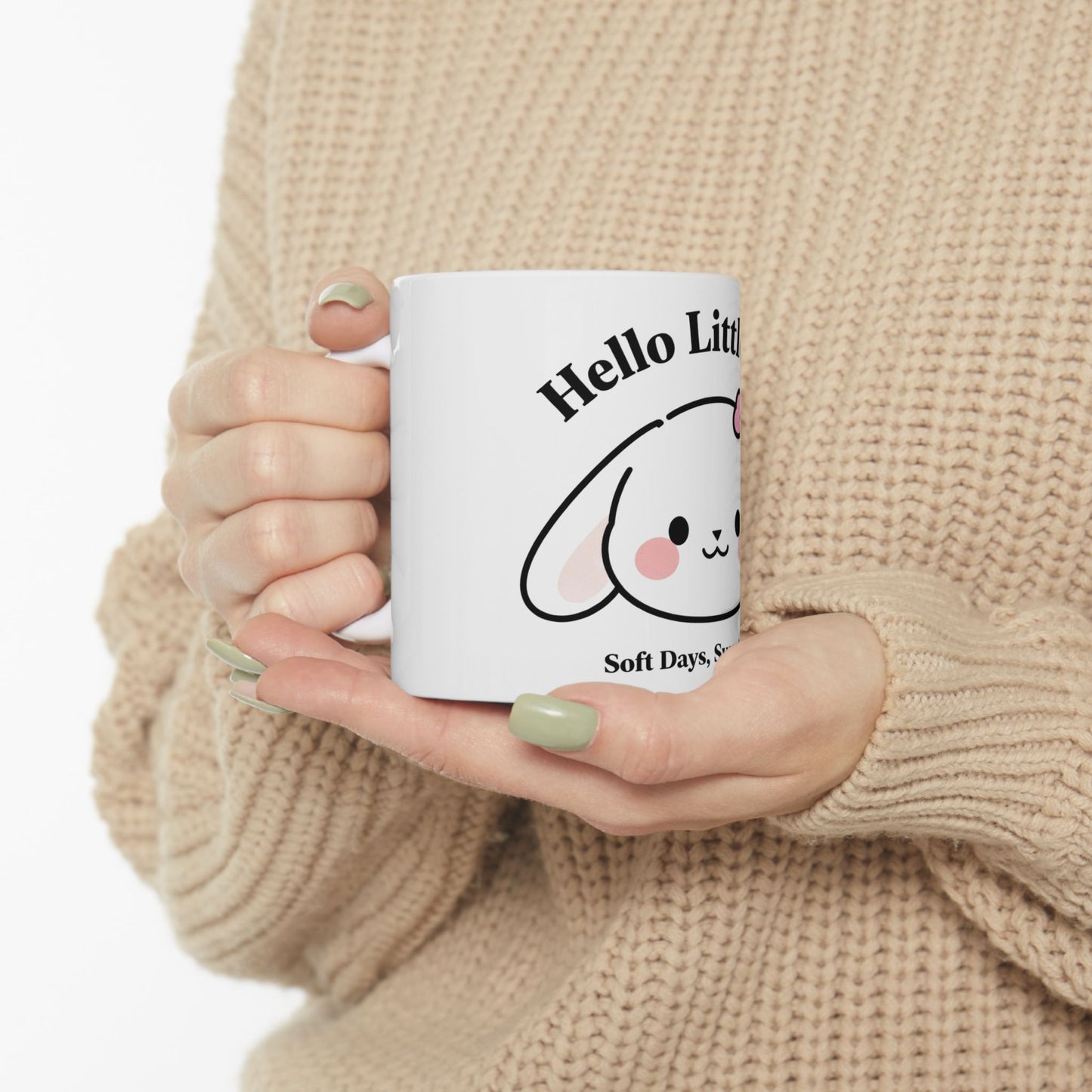 Soft Days Bunny Mug – Charming Ceramic Cup for Comfort, Warmth & Cheerful Sips