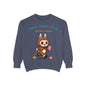 Kawaii Bunny Snack Lover Sweatshirt – Playful Costume Graphic Pullover for Cute Aesthetic Fans