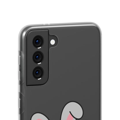 Playful Bunny Holding Carrot Phone Case – Soft, Charming Protective Cover